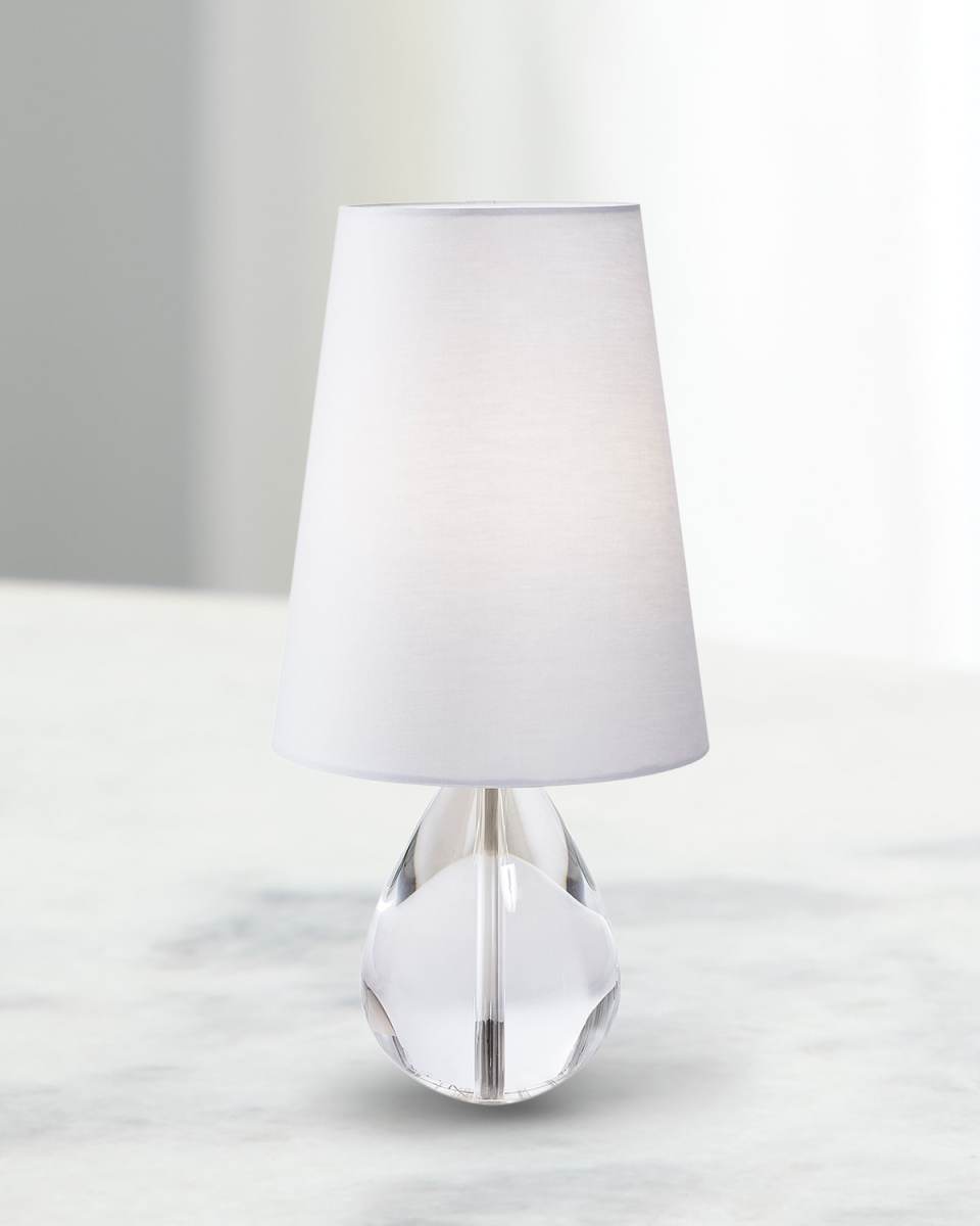 Claridge Teardrop Crystal Table Lamp - 20"
